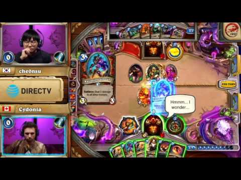 《爐石戰記》Blizzcon世界盃聯賽 Finals Day 1 che0nsu vs Cydonia