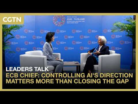 ECB chief: Controlling AI's direction matters more than closing the gap