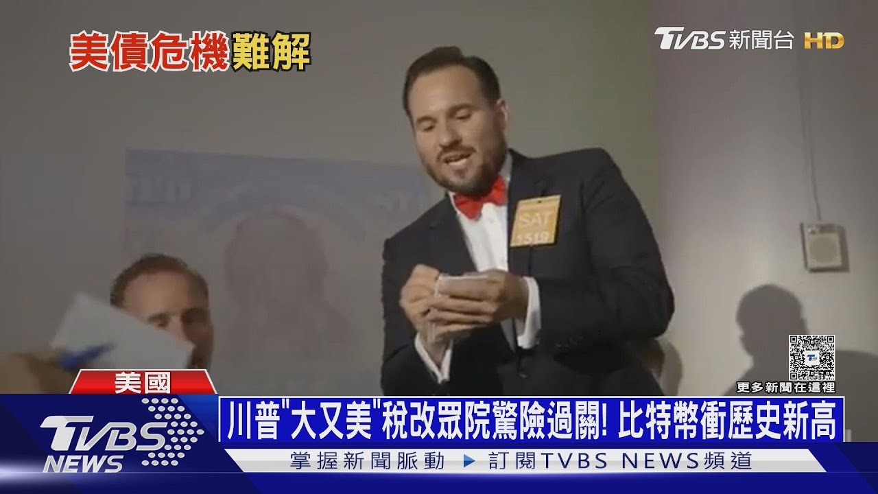 川普「大又美」稅改眾院過關!赤字恐擴大比特幣飆新高點