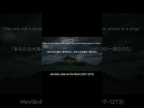 Mevlânâ Jalāl ad-Dīn Rūmī (1207–1273) #shorts