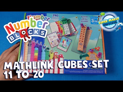 NUMBERBLOCKS Mathlink Cubes NEW SET 11 to 20!