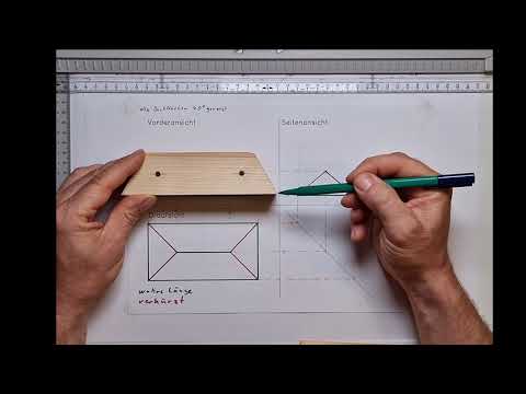 Wahre Längen und Flächen aus der Dreitafelprojektion entwickeln