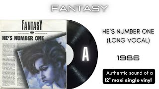 Fantasy - He's Number One (Long Vocal) [12'' maxi single]