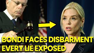 Pam Bondi ORDERED to Resign as DOJ Leak EXPOSES Her Cover Up