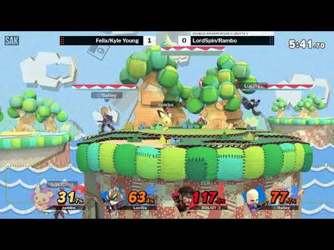 Ascension II Doubles Winners Round 3 - Felix/Kyle Young (Blue) vs LordSpin/Rambo (Red)