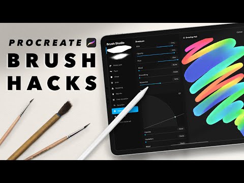 Procreate Brush Settings to Change! | brush studio EXPLAINED ++ tips to make procreate  brushes
