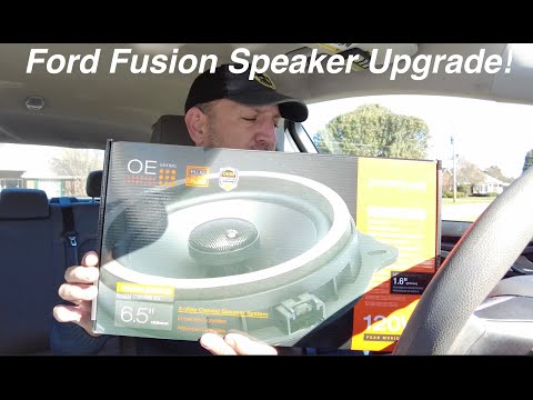 PowerBass OE652-FD 2016 Ford Fusion Speaker Upgrade and Review