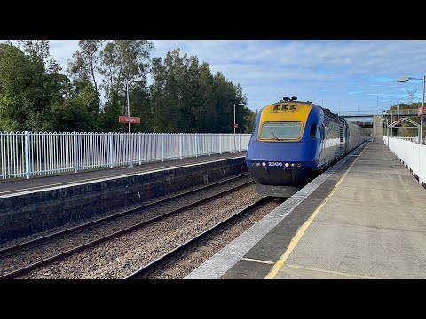 NSW Trains XP2000 & XP2005 with NT33 at Sandgate - 6/7/23