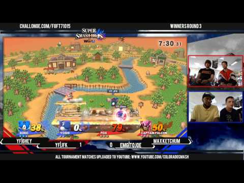 FGF3 - YF|Ghey & YF|JFK Vs. EMG|TOJoe & SH|Max Ketchum WR3 - Smash 4