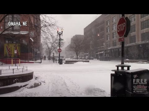 Winter Storm Moves Through Nebraska; Jan. 25th, 2021