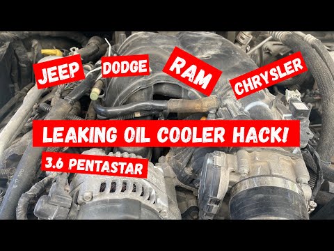 3.6 Penstastar Oil Cooler Hack - Jeep Dodge Ram Chrysler