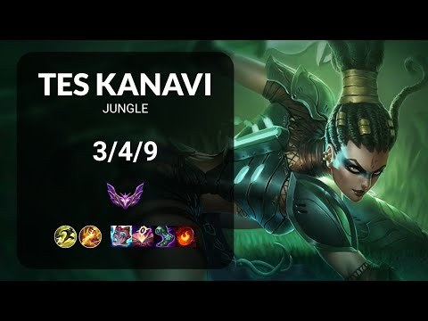 TES Kanavi Nidalee vs Sejuani JUNGLE - KR MASTER Patch 15.3