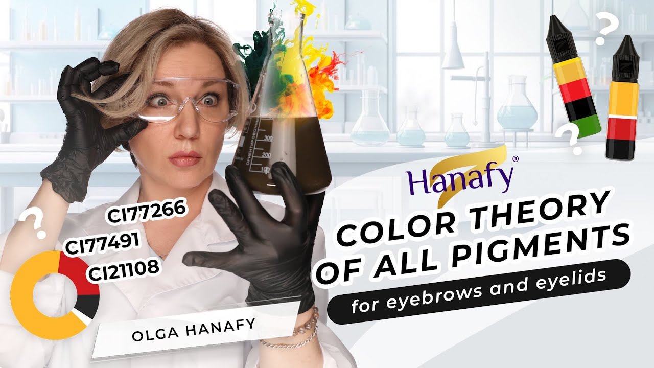 Color theory of all pigments for brows and eyelids | Olga Hanafy