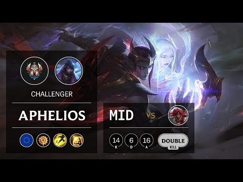 Aphelios Mid vs Katarina - EUW Challenger Patch 9.24