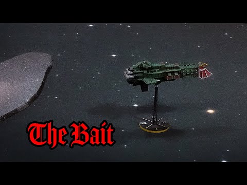 Battlefleet Gothic Battle Report - Space Marines Vs Imperial Navy, The Bait