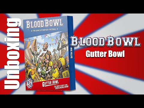 Unboxing Blood Bowl: Gutterbowl Pitch & Rules boardgame #wargaming
