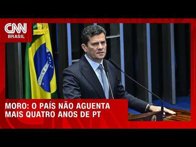 Vamos trabalhar para aposentar o Lula, diz Moro à CNN | CNN 360°
