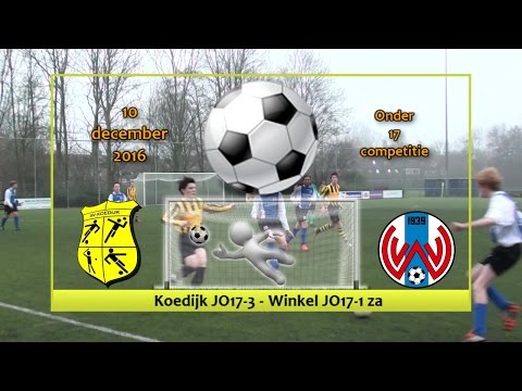 Koedijk JO17-3 - Winkel JO17-1 za (10-12-2016)