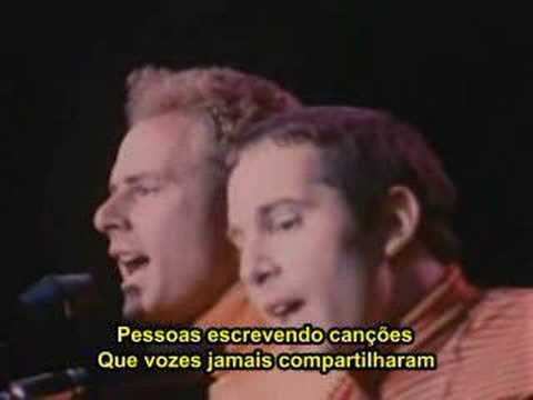 Simon & Garfunkel Sound Of Silence Legendado