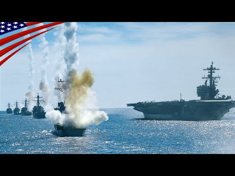 Trump Watches U.S. Navy Sea Power – “Titans of the Sea” Presidential Review (Day & Rehearsal)