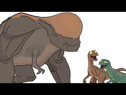 The D-Rex gets bullied (Jurassic World)