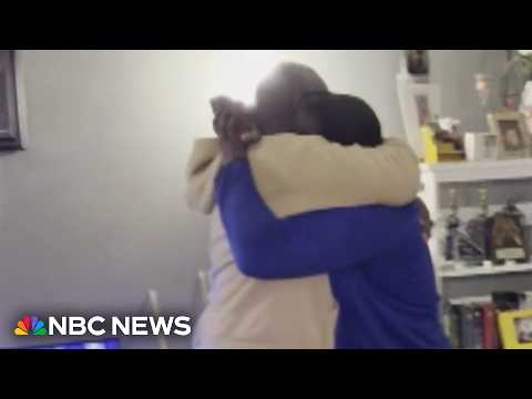 Good News: Man’s lifelong best friend surprises him as he celebrates the end of cancer treatment