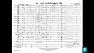 All I Want for Christmas Is You arranged by John Berry