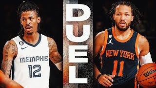 Ja Morant - Memphis Grizzlies - Jalen Brunson - New York Knicks