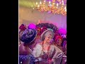 See Actor Gabriel Afolayan's Wife Majestic Entrance To Their Wedding As Actresses Cheer Her Up