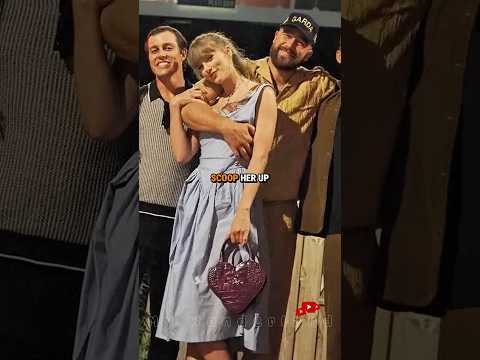 Taylor Swift Gets to Be A Small Girl Next To Travis Kelce! #taylorswift #traviskelce