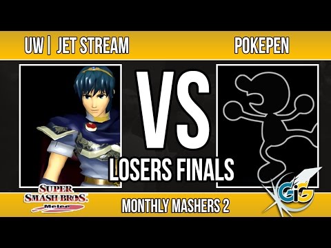 GiG- Monthly Mashers 2- Melee Losers Finals: UW|Jet Stream VS PokePen