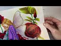 Claire Holoway Colouring - colouring deep velvet red roses