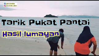 Pukat Pantai || Pantai Pasir Hitam || Langkawi || Hasil laut || Lumayan || Traditional Fish Netting