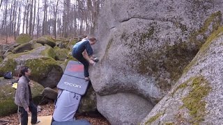 Felsenmeer Bouldern! 7a Klassiker + neue Sprungvariante?