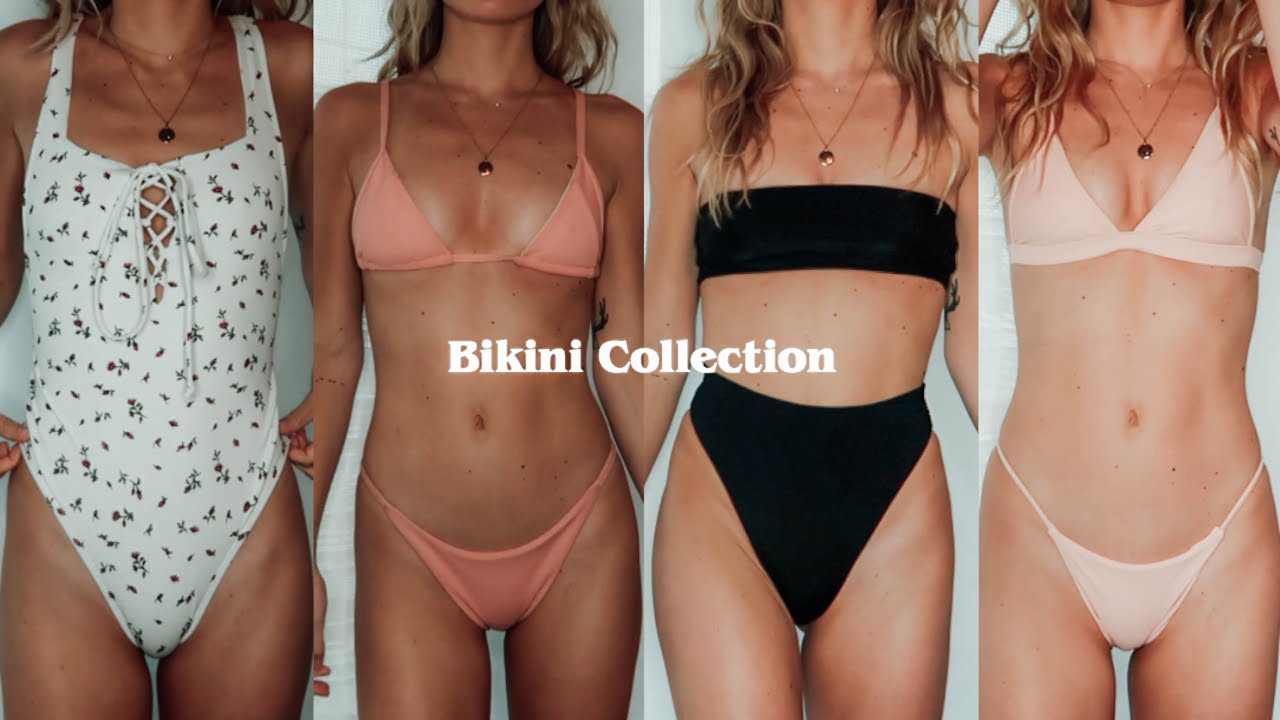 TRY ON BIKINI COLLECTION 2018 (Frankies, LA Hearts, Triangl + More)