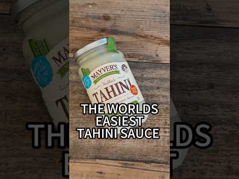 The best Tahini Sauce only ✌️2 Ingredients! #easy #magictricks