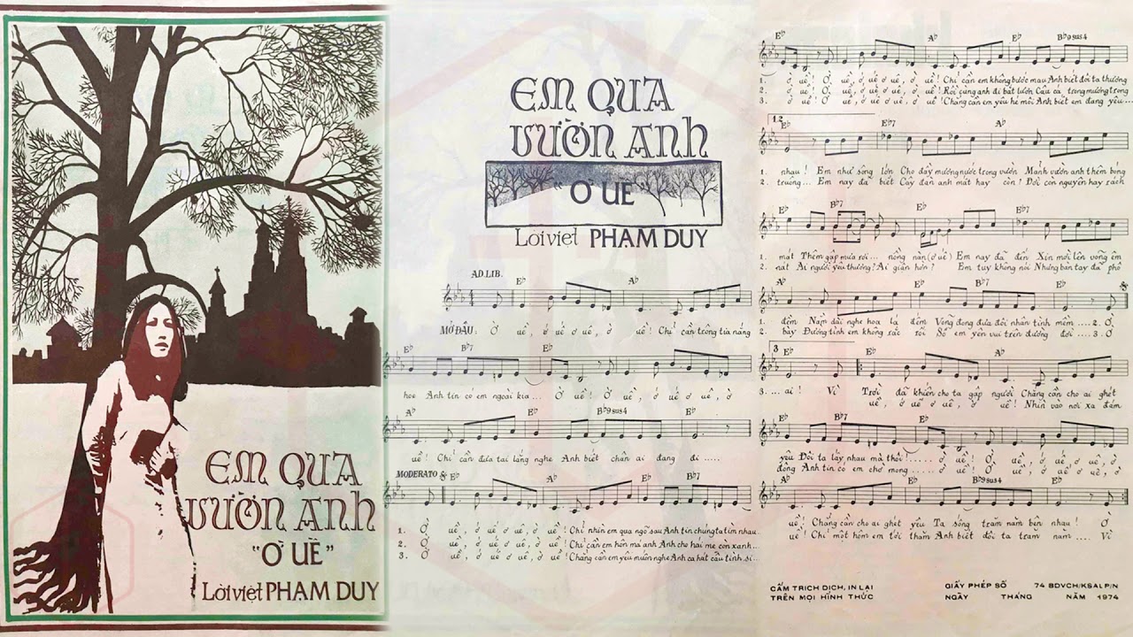 Tờ Nhạc Xưa Trước 1975