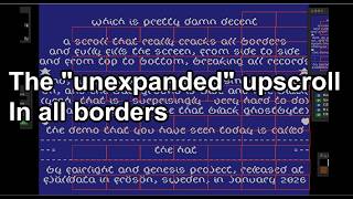 C64 Demos peek - The Hat - The end scroller part