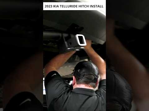 Great accessory for a telluride! #install  #how #hitchinstall #trailerhitch #kia #kiatelluride