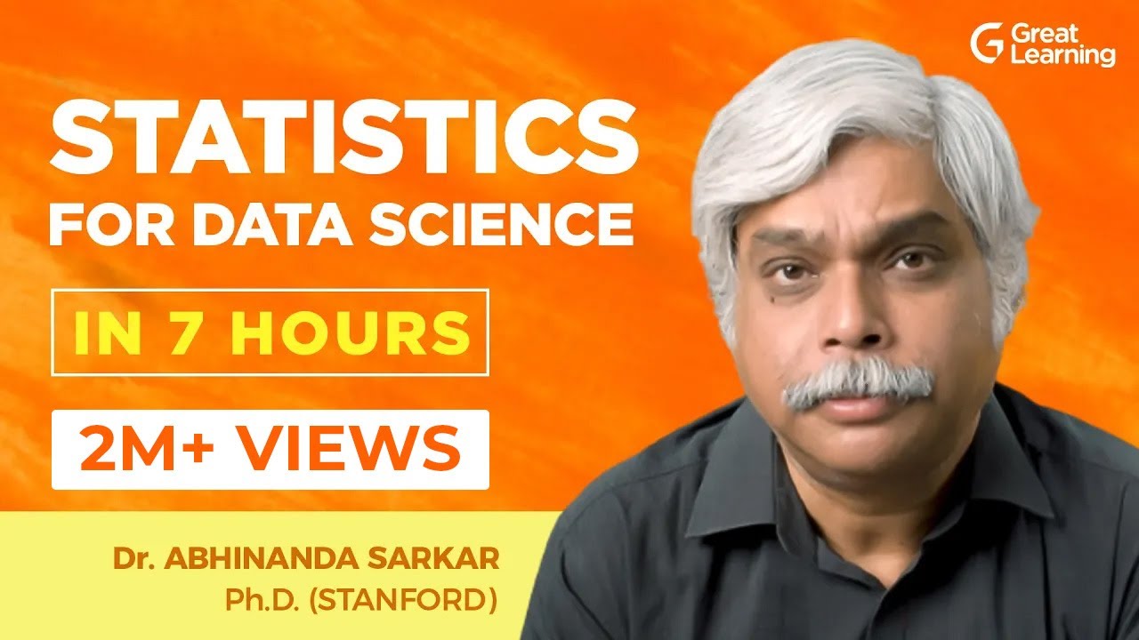 Statistics for Data Science | Probability and Statistics | Statistics Tutorial | Ph.D. (Stanford)