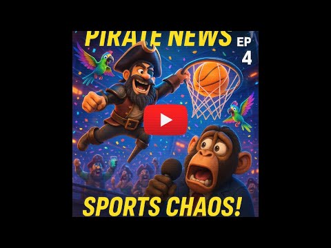 SPACE PIRATES Interviews – Episode 4: Pirate Dunk Ship, Goal Cheers & Halftime Chaos! 🏀⚓🤣  (Veo3)