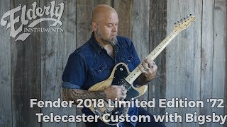 Video thumbnail for Fender 2018 Limited Edition '72 Telecaster Custom with Bigsby | Elderly Instruments by Elderly Instruments