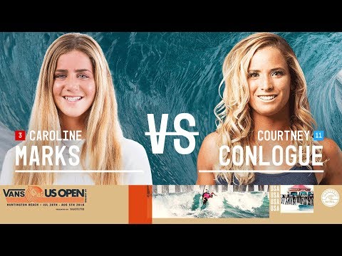 Caroline Marks vs. Courtney Conlogue - Semifinals, Heat 2 - Vans US Open of Surfing - Women's CT