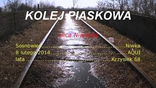 preview picture of video 'Kolej piaskowa koło Niweckiej  Sosnowiec - Niwka'