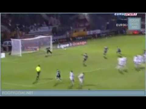 But de Mathieu Debuchy à Nancy, 3 décembre 2006