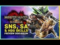 Sword & Shield, Switch Axe & Heavy Bow Gun Switch Skills - MHR Sunbreak Weapon Preview Discussion