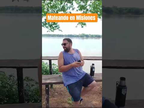 Mateando en Puerto San Javier, Misiones.