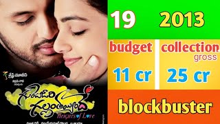 Nithin hits & flops  budget & collections 