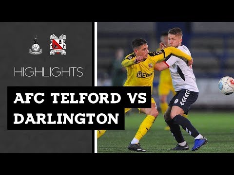 AFC Telford 3-1 Darlington - Vanarama National League North - 2018/19