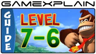 Donkey Kong Country Returns 3D: Switcheroo 7-6 (Puzzle Pieces, KONG Letters Guide, Walkthrough)